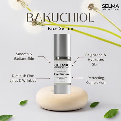 Bakuchiol Face Serum with Hyaluronic Acid & White Tea