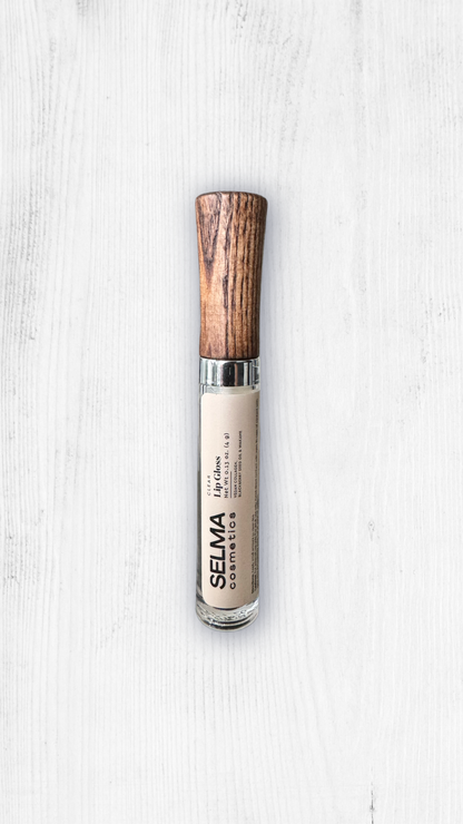 Lip Gloss (Gradual Plumping – Clear) with Vegan Collagen, Blackberry Seed Oil & Wakame