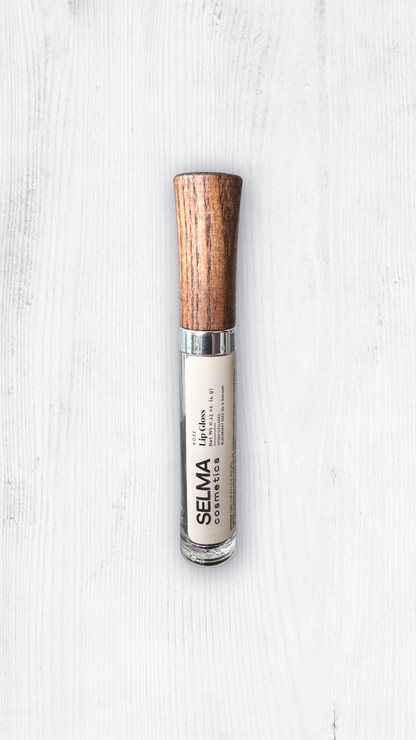 Lip Gloss (Gradual Plumping – Rose) with Vegan Collagen, Blackberry Seed Oil & Wakame